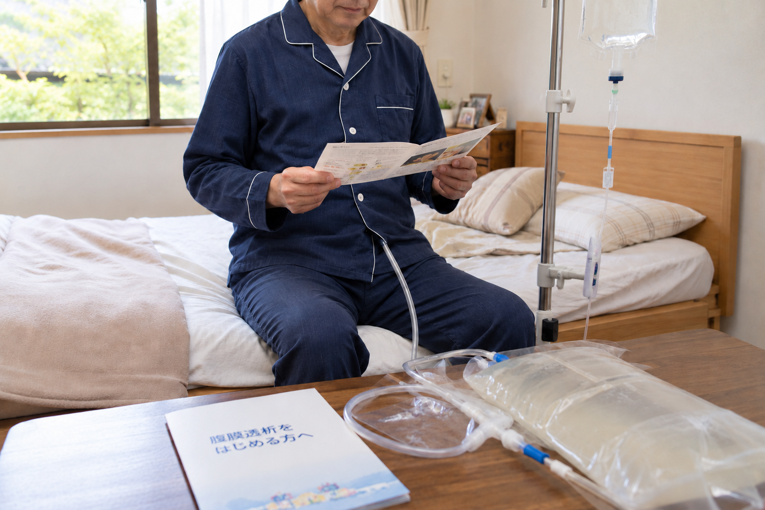 ご自宅で治療が可能な腹膜透析（PD）