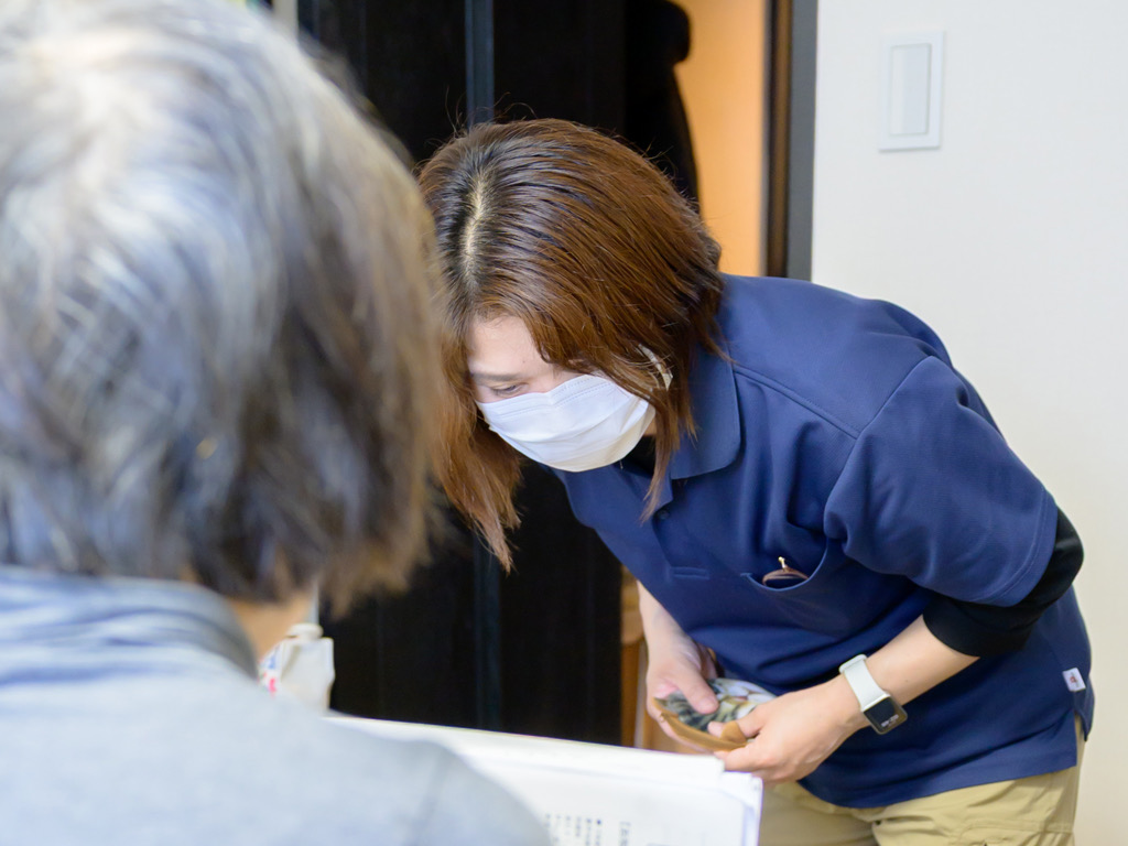 介助の様子